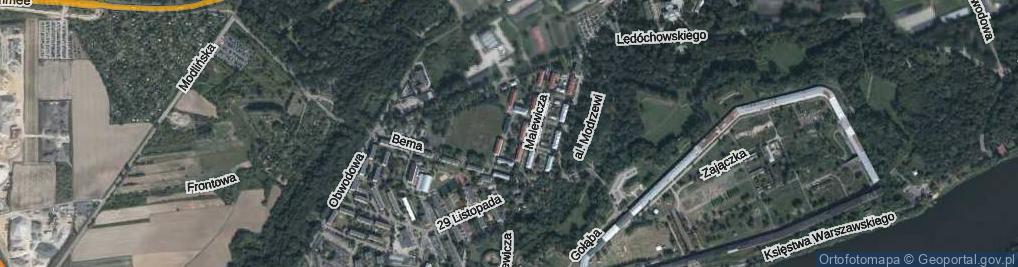 Zdjęcie satelitarne Skwer Góry Tadeusza, gen. pil. skw.